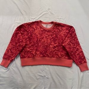 Under Armour Camo Rival Fleece Crew Cropped Sweatshirt Women’s New